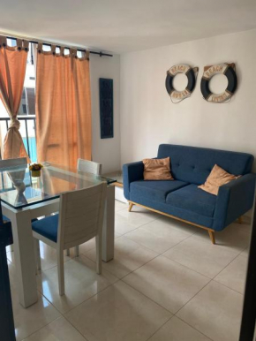 Apartamento amoblado Conjunto Cerrado con piscina
